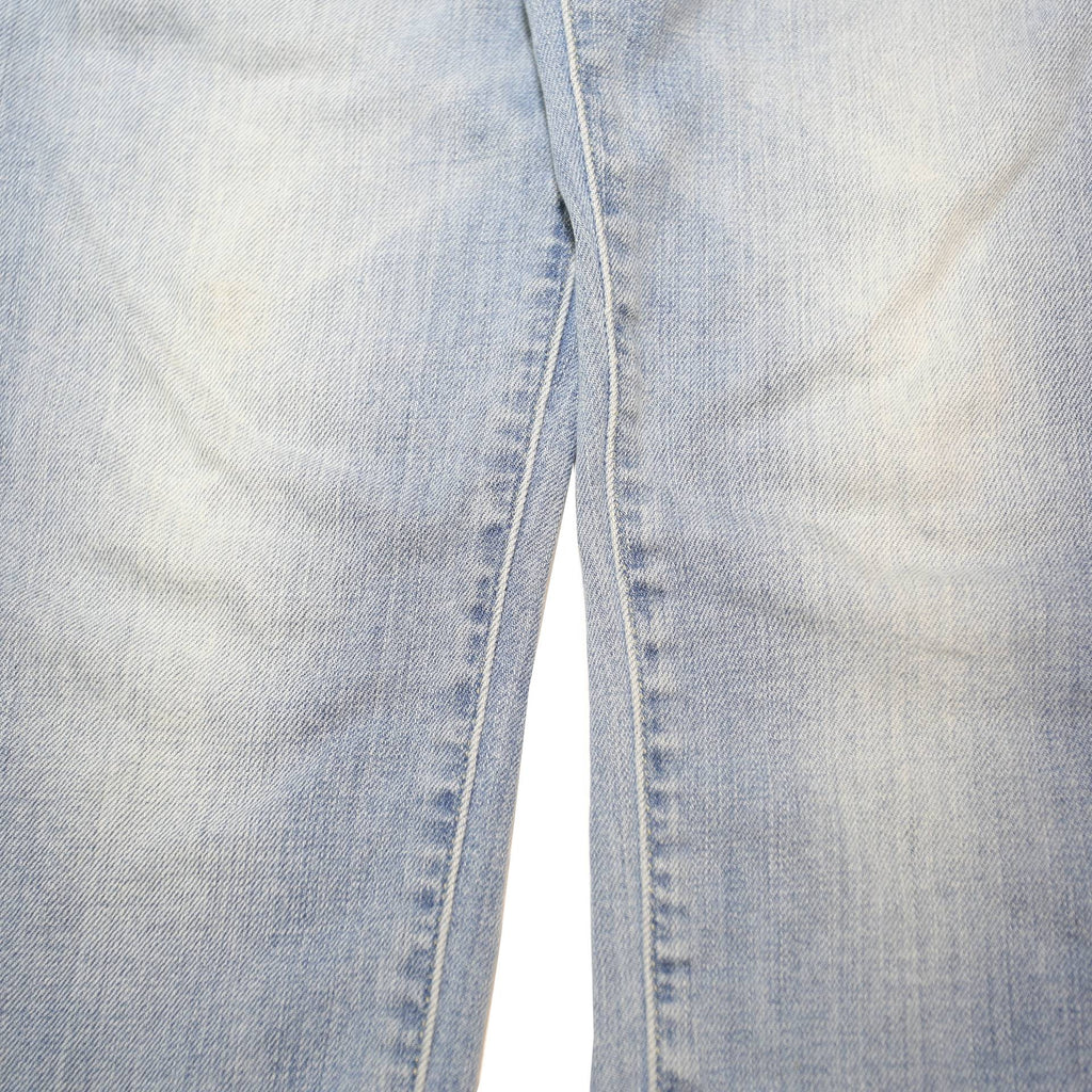 LEVI'S Womens Blue Slim Skinny Denim Cotton Blend Light W23 L24 Stretch Zip