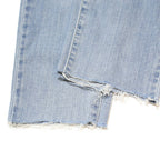 LEVI'S Womens Blue Slim Skinny Denim Cotton Blend Light W23 L24 Stretch Zip