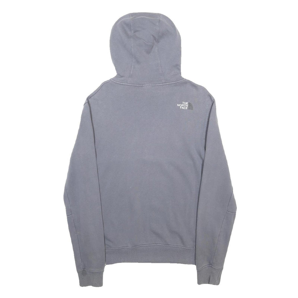 THE NORTH FACE Mens Grey Pullover Hoodie S Cotton Blend Casual