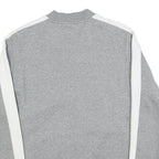 PUMA Mens Grey & White Zip Jacket L Cotton Blend Plain Sportswear Casual