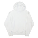 CHAMPION Mens White Pullover Hoodie S Cotton Blend Casual Sportswear