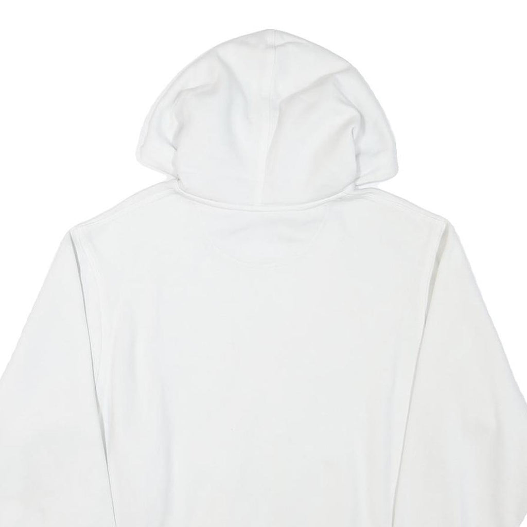 CHAMPION Mens White Pullover Hoodie S Cotton Blend Casual Sportswear