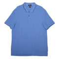 CALVIN KLEIN Mens Blue XL Polo Shirt Cotton Short Sleeve Plain Casual Basics