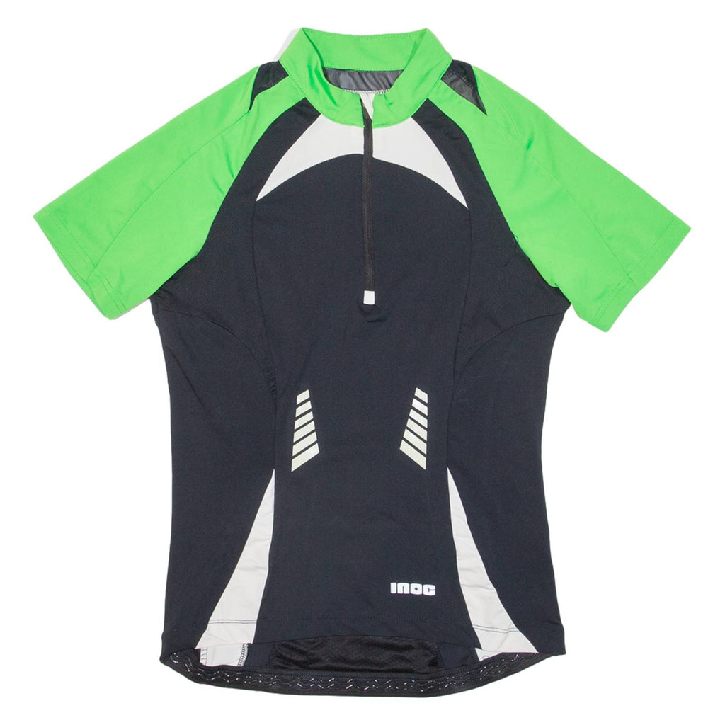 Cycling Mens Jersey Green 1/2 Zip M