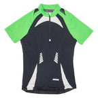Cycling Mens Jersey Green 1/2 Zip M