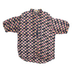 PLAYMAN Mens Shirt Black Floral L