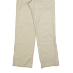 DICKIES Mens Cotton Blend Beige Regular Straight Fit Trousers W28 L30 Workwear