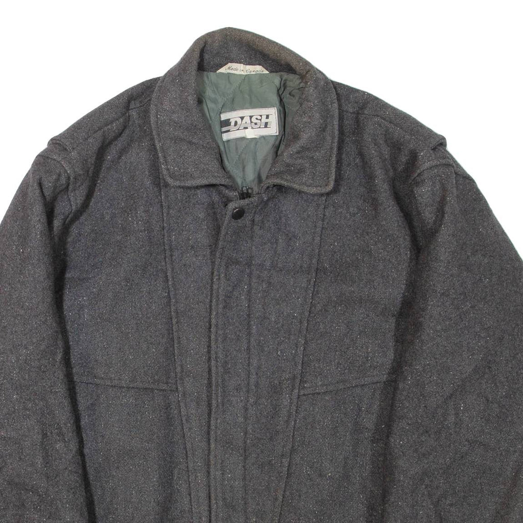 DASH Mens Jacket Grey Wool M