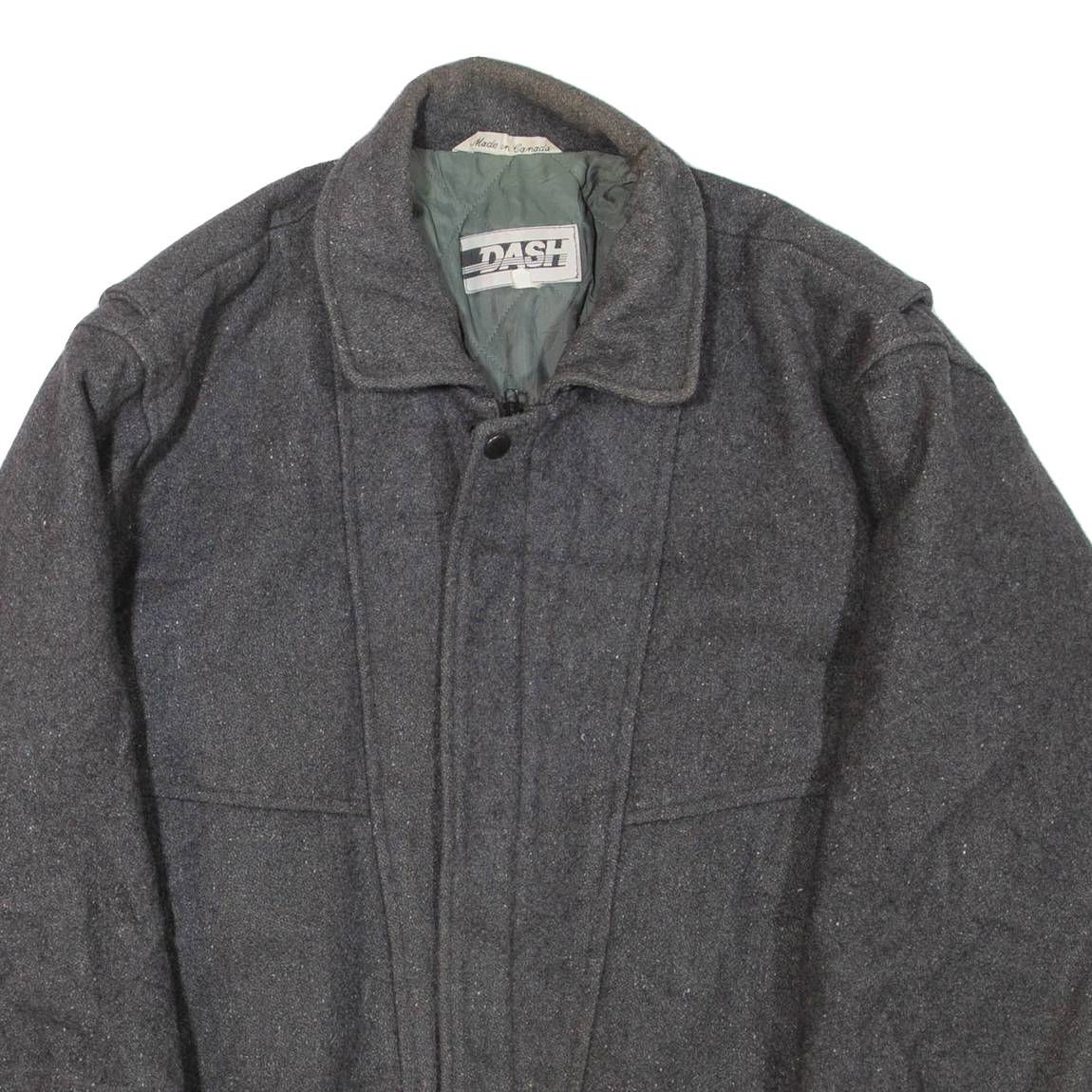 DASH Mens Jacket Grey Wool M
