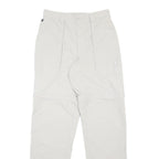 MAMMUT Womens Nylon White Regular Zip Trousers W28 L33 Outdoor Casual Climbing