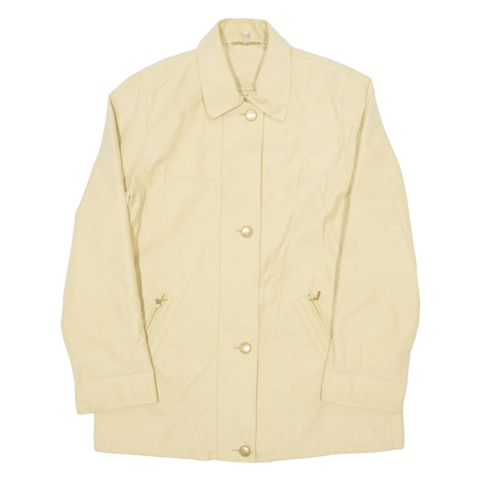 SUMMER-TREND Womens Overcoat Jacket Beige UK 12