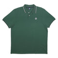 NORTH SAILS Mens Green Cotton Short Sleeve Plain Polo Shirt 3XL Classic Fit
