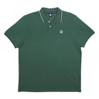 NORTH SAILS Mens Green Cotton Short Sleeve Plain Polo Shirt 3XL Classic Fit