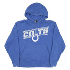 NFL Mens Blue Indianapolis Colts Football Pullover Hoodie M Cotton Blend