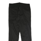 NAUTICA Mens Cotton Blend Black Slim Slim Trousers W31 L27 Casual Smart Zip