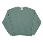 LEE Womens Green Crew Neck M Cotton Blend Casual Sweatshirt