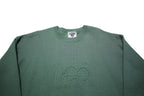 LEE Womens Green Crew Neck M Cotton Blend Casual Sweatshirt