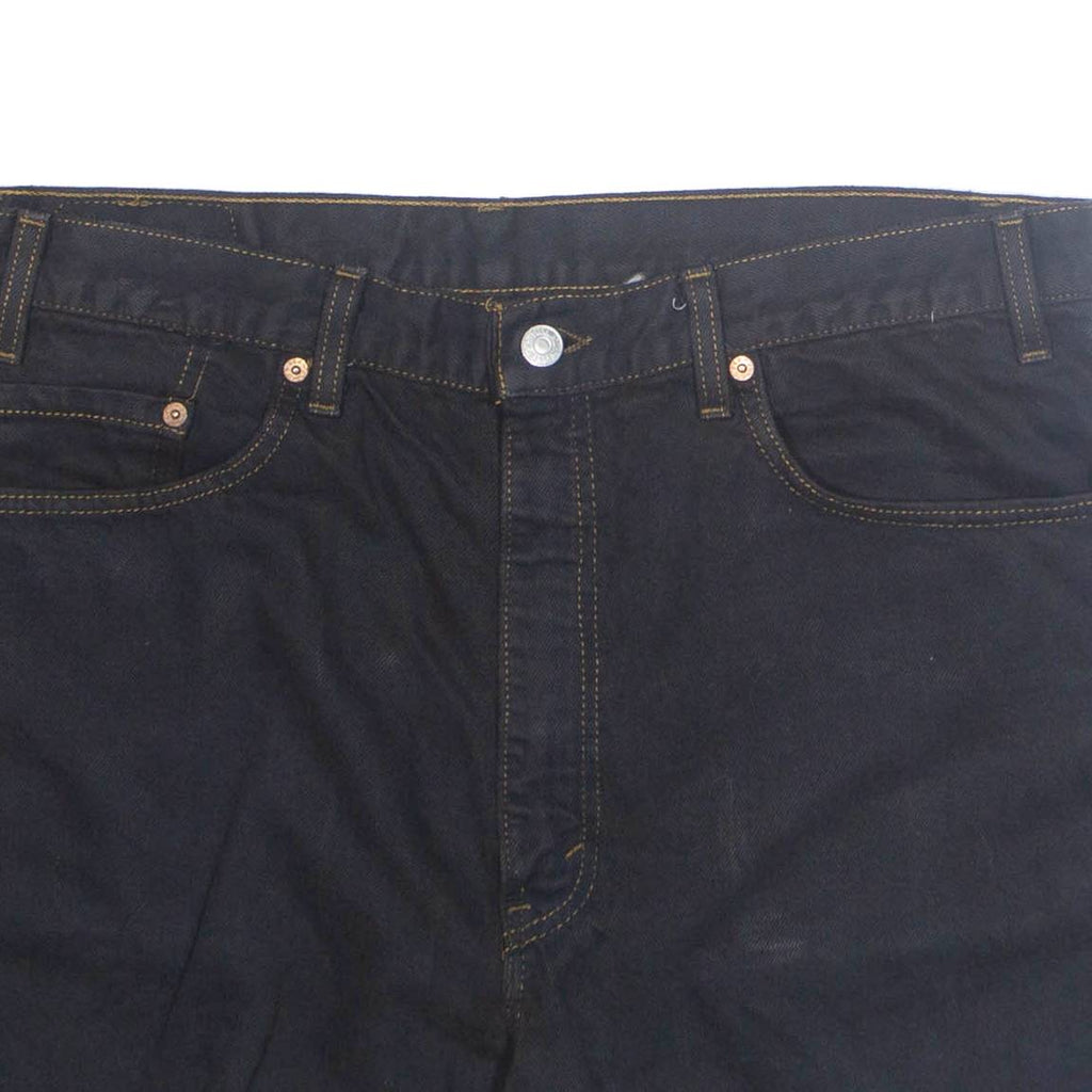 LEVI'S Womens Denim Shorts Black XL W36