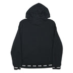 PUMA Womens Black Hoodie XL Cotton Blend Pullover Logo Print Casual