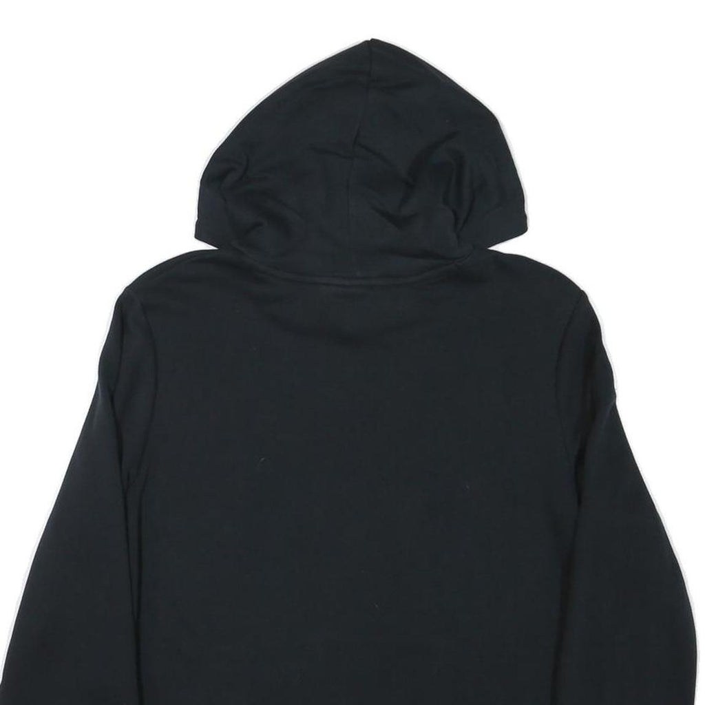 PUMA Womens Black Hoodie XL Cotton Blend Pullover Logo Print Casual