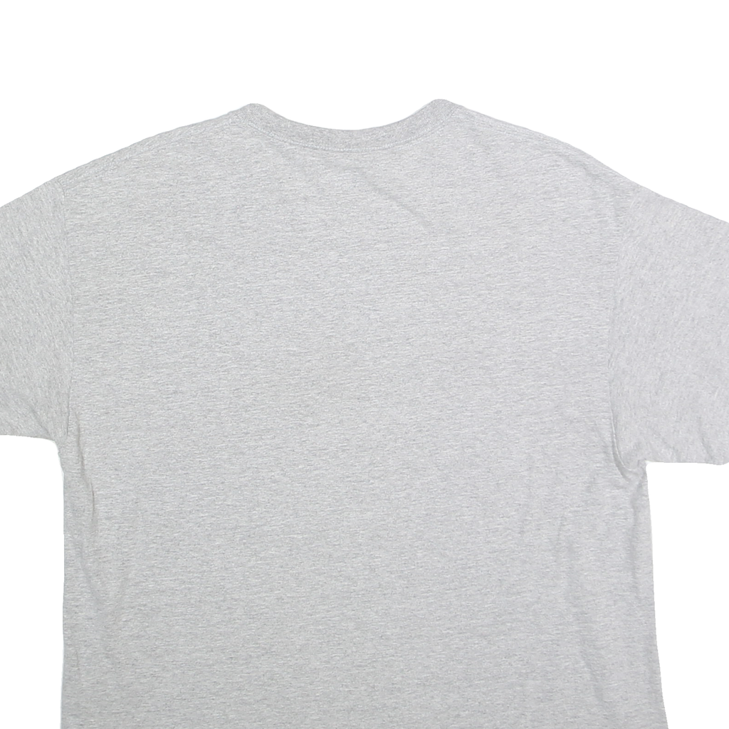 MAJESTIC Mens Grey Colorado Graphic T-Shirt L Short Sleeve Crew Neck Cotton