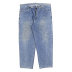 LEVI'S Mens Jeans Blue Regular Straight Denim Medium W38 L28 Classic Fit Zip