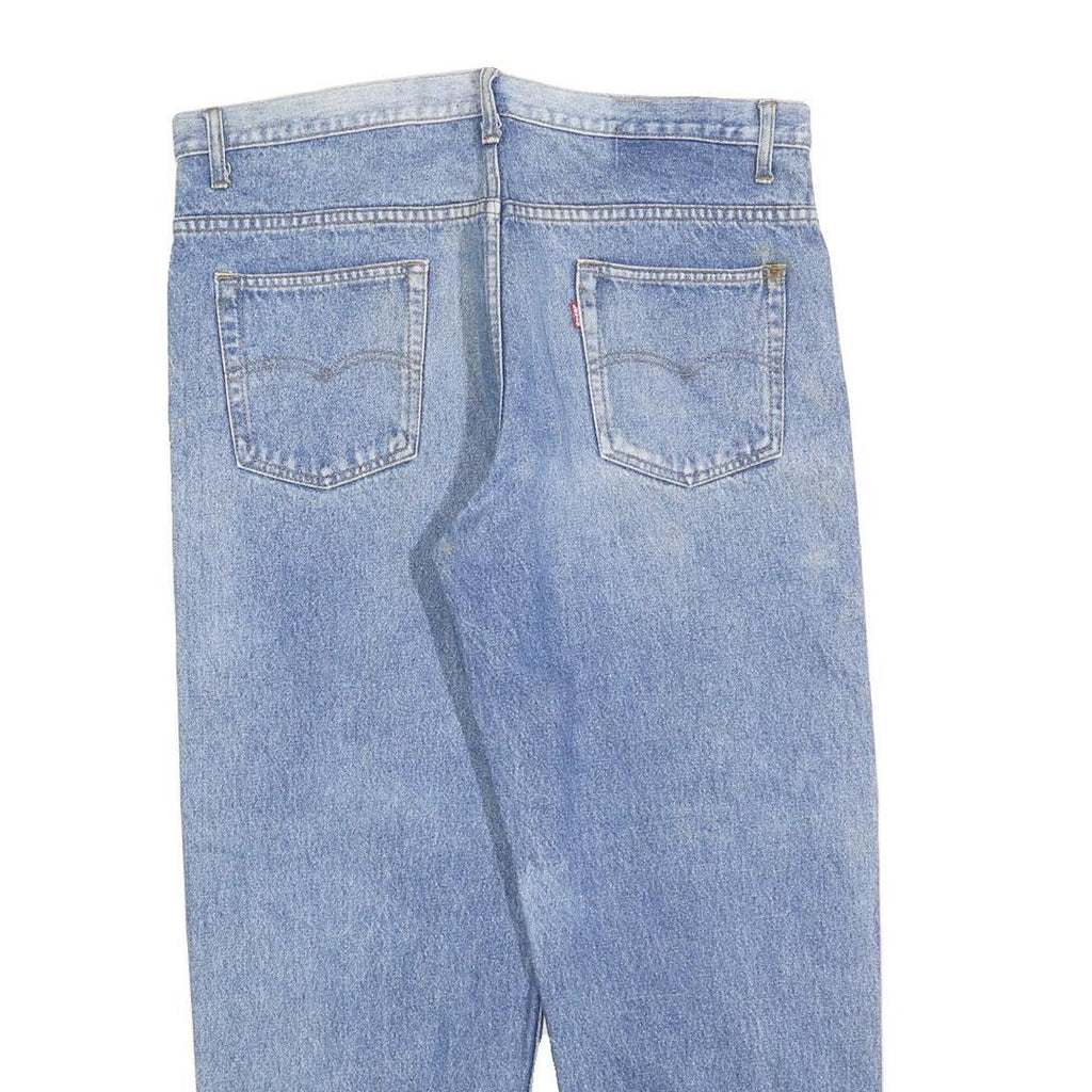 LEVI'S Mens Jeans Blue Regular Straight Denim Medium W38 L28 Classic Fit Zip