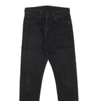 LEVI'S 512 Tapered Mens Jeans Black Slim Tapered Denim Raw W29 L32 Slim Fit Zip