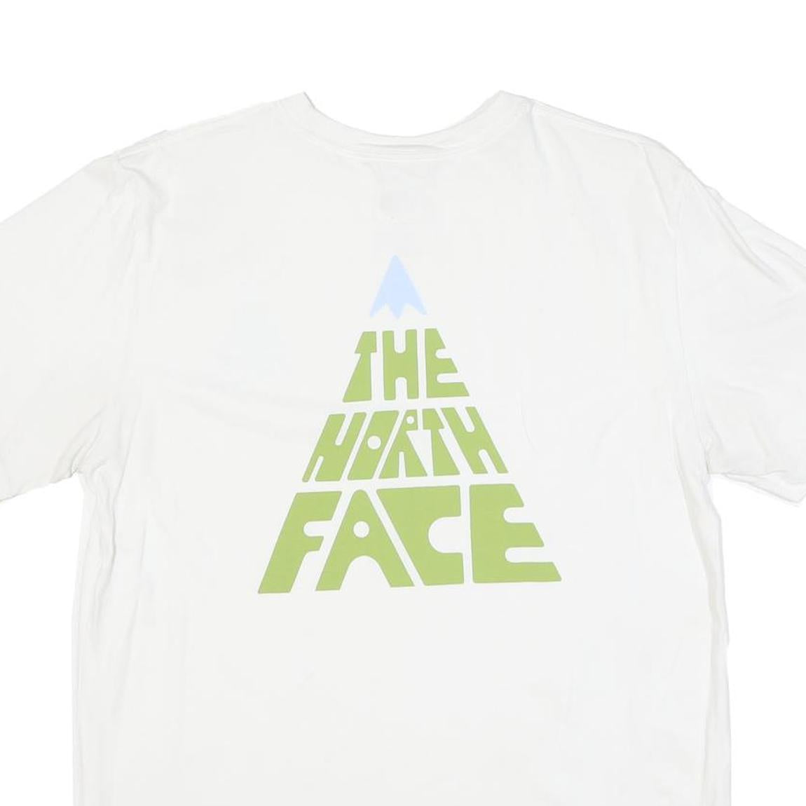 THE NORTH FACE Mens White Graphic T-Shirt M Short Sleeve Crew Neck Logo Print