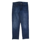 CHAPS Mens Jeans Blue Slim Straight Stone Wash W32 L30