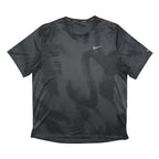 NIKE Mens Black Running T-Shirt L Short Sleeve Crew Neck Sports Activewear