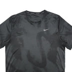 NIKE Mens Black Running T-Shirt L Short Sleeve Crew Neck Sports Activewear