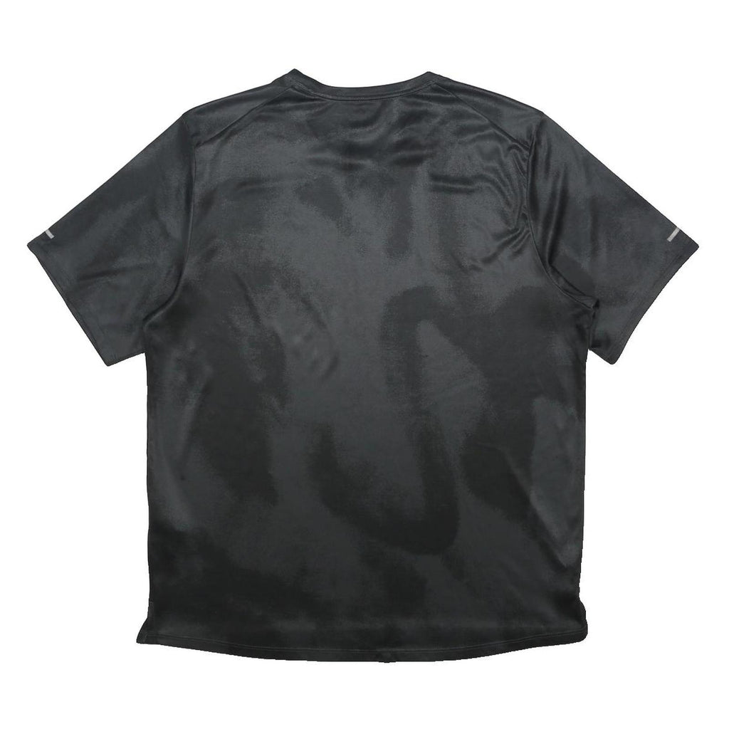 NIKE Mens Black Running T-Shirt L Short Sleeve Crew Neck Sports Activewear