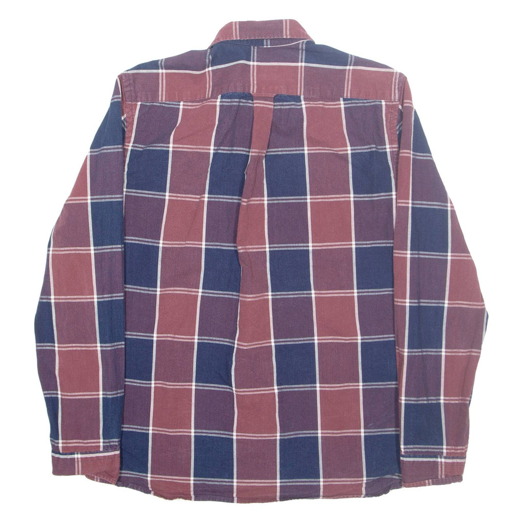 LEVI'S Mens Shirt Red Check Long Sleeve M