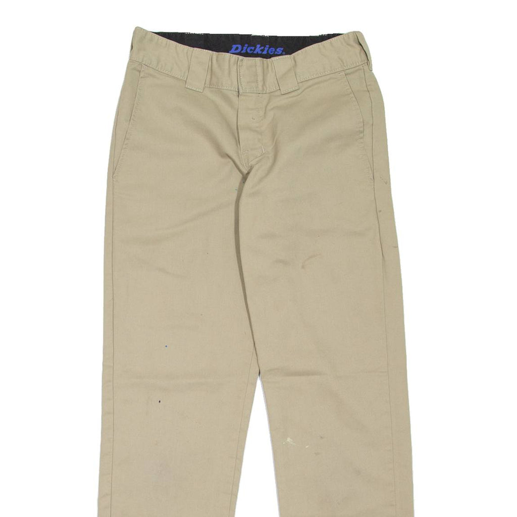 DICKIES Workwear Womens Trousers Beige Regular Straight W28 L30