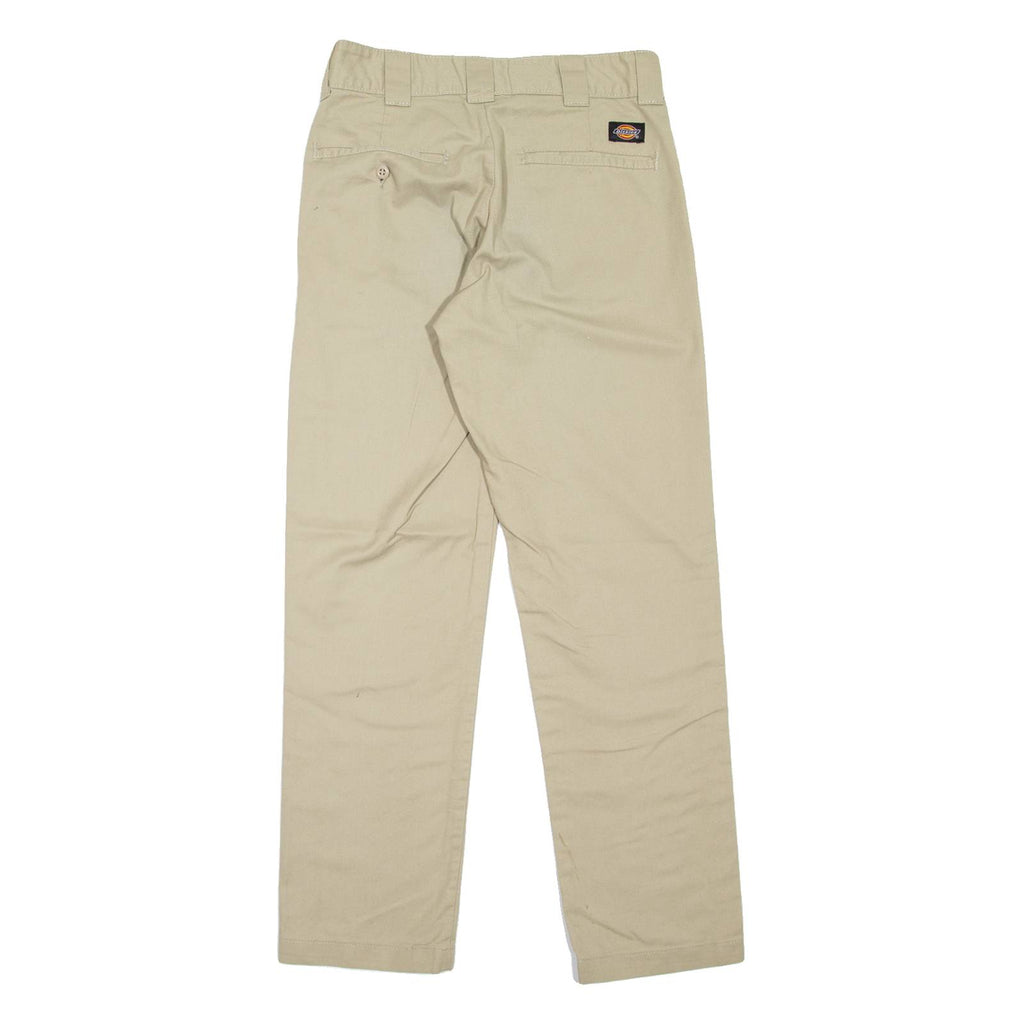 DICKIES Workwear Womens Trousers Beige Regular Straight W28 L30