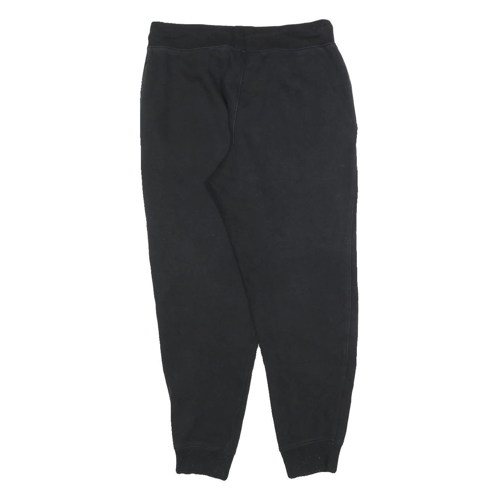 FILA Womens Joggers Black Slim Tapered S W28 L26 Cotton Blend Logo Casual