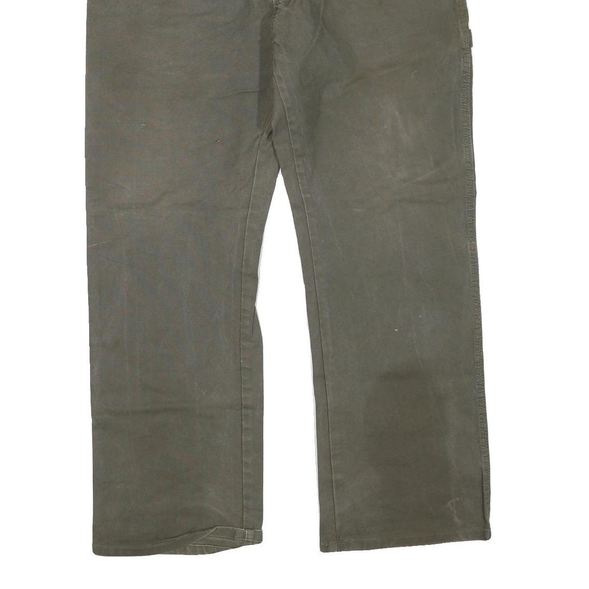 DICKIES Mens Cotton Blend Regular Fit Straight Leg Trousers W36 L30 Workwear