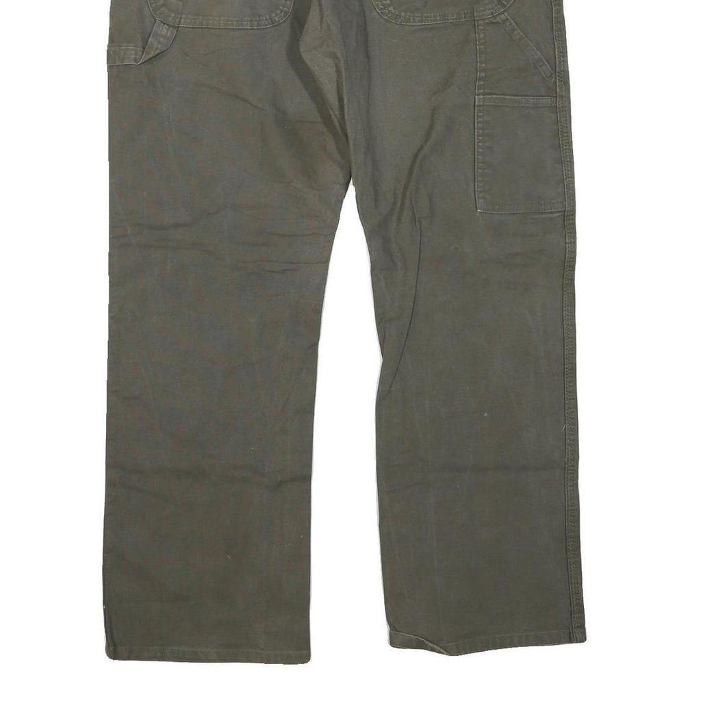 DICKIES Mens Cotton Blend Regular Fit Straight Leg Trousers W36 L30 Workwear