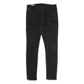 LEVI'S Skinny Taper Big E Mens Jeans Black Slim Skinny Denim Raw W34 L29