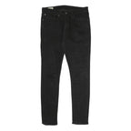 LEVI'S Skinny Taper Big E Mens Jeans Black Slim Skinny Denim Raw W34 L29