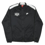 NIKE Womens Black & White Basketball Coach Zip Jacket M Polyester Blend Track