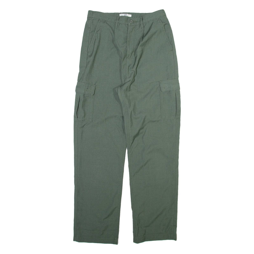 VANS Cargo Womens Trousers Green Relaxed Straight W26 L27