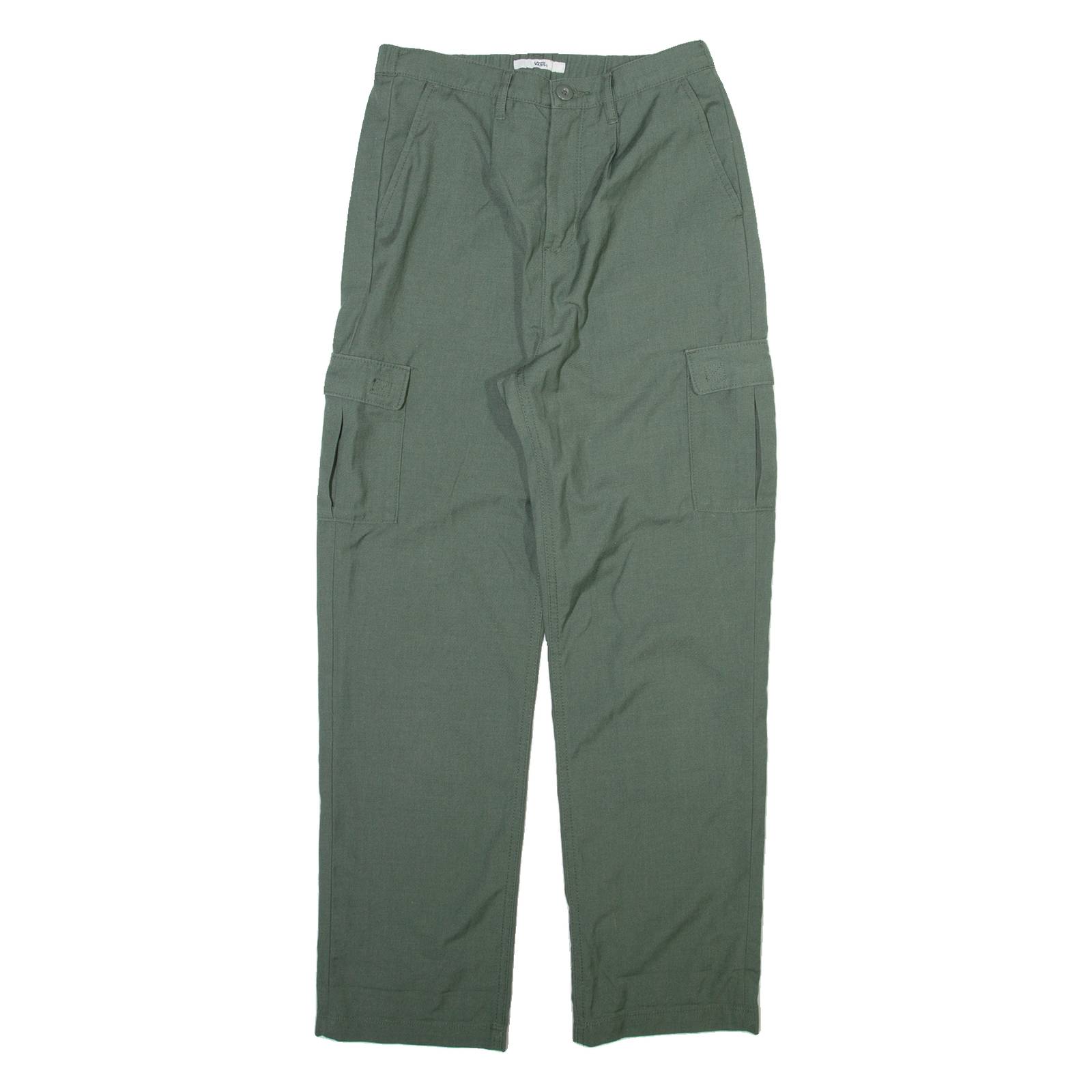 VANS Cargo Womens Trousers Green Relaxed Straight W26 L27