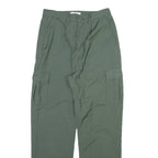 VANS Cargo Womens Trousers Green Relaxed Straight W26 L27