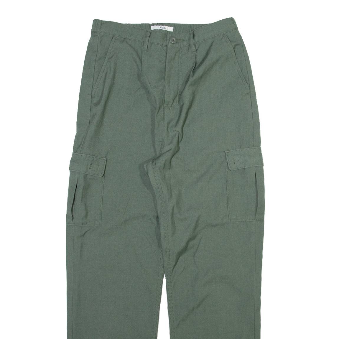 VANS Cargo Womens Trousers Green Relaxed Straight W26 L27