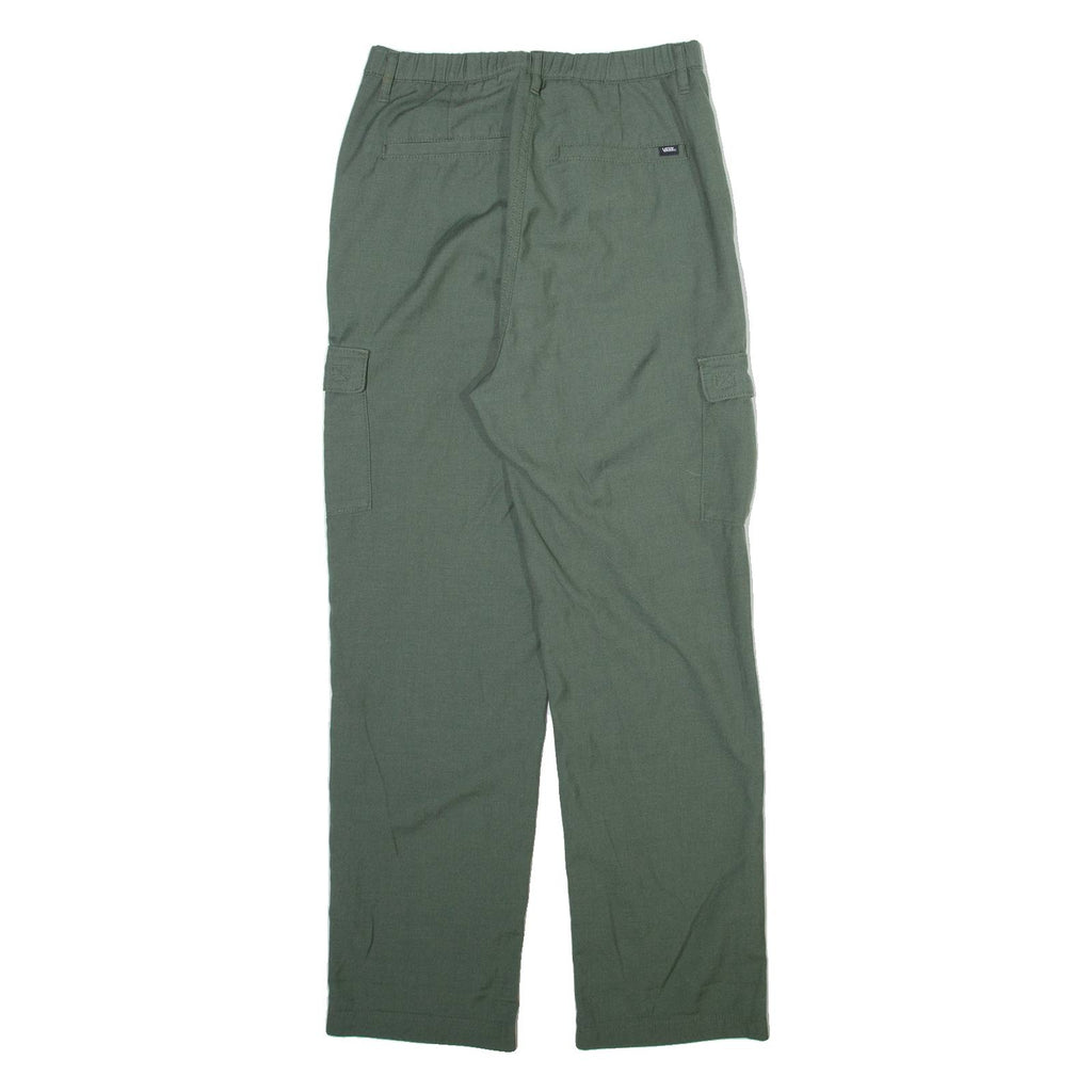 VANS Cargo Womens Trousers Green Relaxed Straight W26 L27