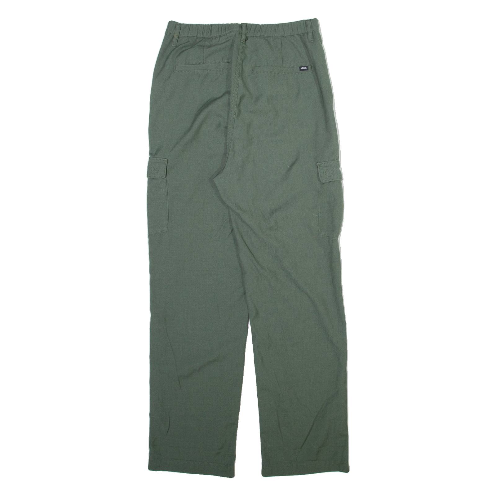 VANS Cargo Womens Trousers Green Relaxed Straight W26 L27