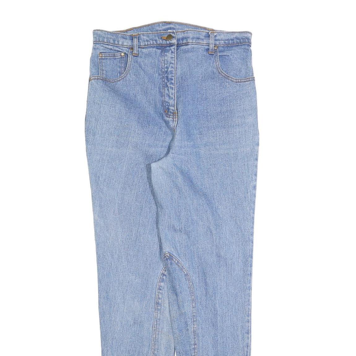 ENDURANCE Womens Jeans Blue Slim Skinny Denim Light W32 L32 Stylish Zip Closure