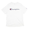 CHAMPION Mens White Graphic T-Shirt XL Short Sleeve Crew Neck Casual
